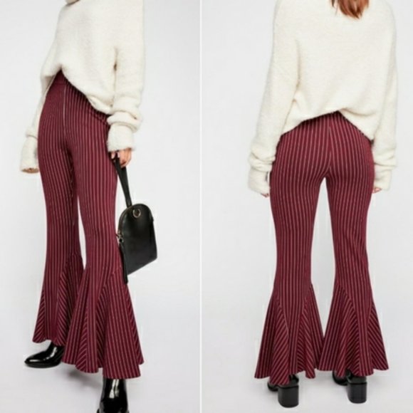 Free People Pants - Free People Mari Bell Bottom Pants Size 8 - 12